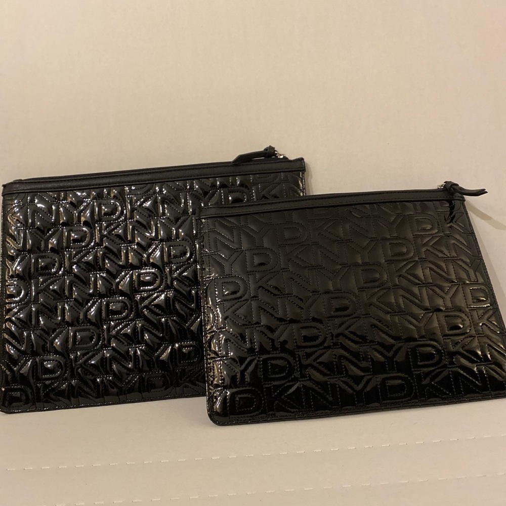 DKNY Black Clutch Set